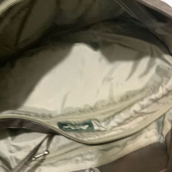 EDDIE Bauer bag brown color nylon double handles multiple pockets - Picture 7 of 11